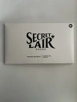 Deadeye Navigator SpongeBob Secret Lair Promo Rainbow Foil Sealed - Image 1