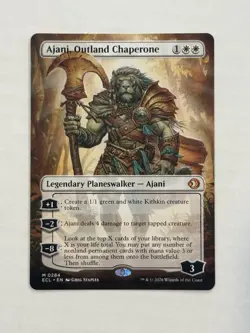 Ajani, Outland Chaperone (Borderless) Lorwyn Eclipsed Regular - Image 1