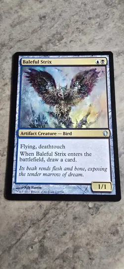 Baleful Strix Commander 2013 Regular Artifact Creature Uncommon MTG LP - Image 1