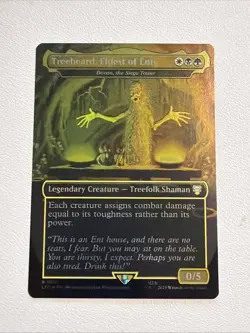 Treebeard, Eldest of Ents - Doran, the Siege Tower (Borderless Foil) LOTR - Image 1