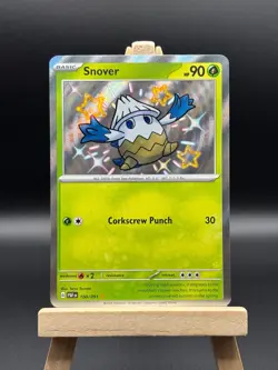 Pokemon Card Snover 100/091 Paldean Fates Baby Shiny Rare Near Mint - Image 1