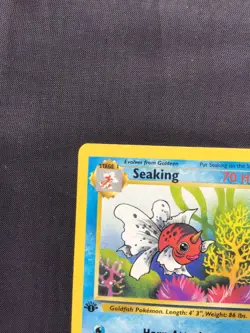 Pokemon Cards: Jungle 1st Edition Uncommon: Seaking 46/64 - Image 2