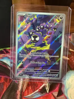 2024 Pokemon TCG Gastly Illustration Rare IR Holo Card 177/162 Temporal Forces - Image 1
