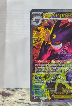 Mega Gengar ex 284/217 SIR Pokemon Ascended Heroes IN HAND READY TO SHIP NM - Image 3