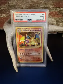 1996 Japanese Pokemon Charizard Holo PSA 9 Base Set - Image 1
