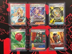 Mega Evolution Trainer Pokemon NM Random Card Lot Of 6 - Image 1