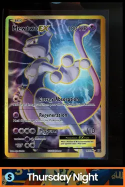 2016 POKEMON XY EVOLUTIONS #103/108 MEWTWO EX ULTRA RARE - Image 1