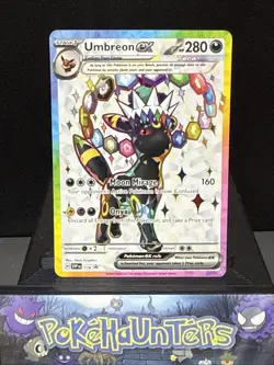 Pokemon Card Umbreon EX SVP 176 Prismatic Evolutions Full Art Promo NM - Image 1