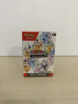 Pokemon TCG: Scarlet & Violet Prismatic Evolutions Booster Bundle 6 Packs SEALED - Image 1