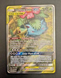 Pokemon TCG Venusaur & Snivy GX SM229 Tag Team *SEE PHOTOS* - Image 1