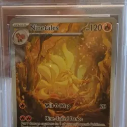 Pokemon Ninetales SV03 Obsidian Flames Illustration Rare Holo PSA 10 199/197 - Image 1