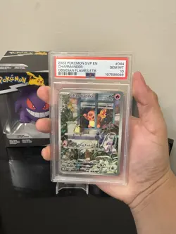 2023 POKEMON SVP EN-SV OBSIDIAN FLAMES ETB PROMO #044 CHARMANDER PSA 10 - Image 2