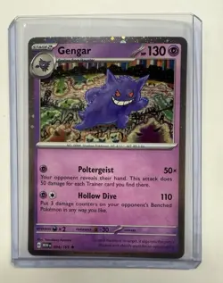 Gengar 094/165 151 Sam’s Club Cosmo Holo Promo Pokemon Scarlet & Violet Card NM - Image 1