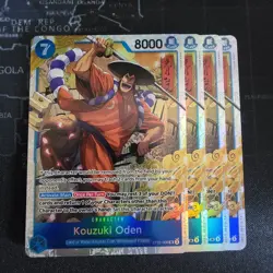Kouzuki Oden ST22-005 Full Playset Near Mint One Piece TCG - Image 1