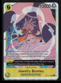 Jewelry Bonney (108) OP13-108 One Piece Carrying On His Will Super Rare NM - Image 1