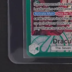 2025 ONE PIECE OP14 THE AZURE SEAS SEVEN #OP14-020 DRACULE MIHAWK LEADER ALT ART - Image 4