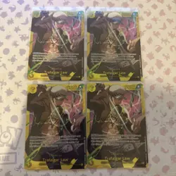 Trafalgar Law OP10-119 SEC X4 (Playsets) - One Piece TCG - English NM Foil - Image 1