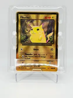Pokemon 25th Anniversary Celebrations UPC Pikachu 58/102 Gold Metal Card NM - Image 1