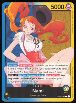 One Piece Nami (041) (OP11-041/150) OP11 A Fist of Divine Speed NM ENGLISH - Image 1