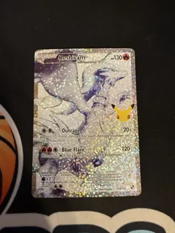 Pokemon TCG Reshiram Full Art 25th Anniversary Celebrations Card 113/114 - Image 1