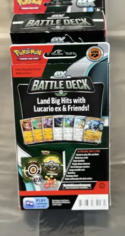 2 x 60 one of ich Pokemon EX Battle Decks Lucario & Ampharos : New & Sealed TCG - Image 5