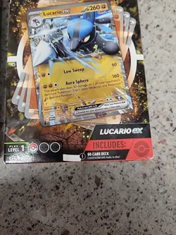 Pokemon TCG EX Battle Decks Both Lucario & Ampharos Set - Image 5