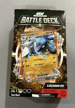 New - Pokemon Ampharos Ex Battle Deck Trading Card Game - Image 1