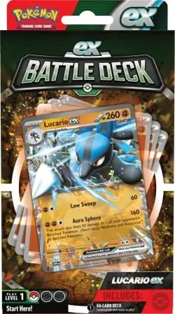 Pokemon Trading Card Game Ex Battle Decks Lucario or Ampharos 820650852282 - Image 1