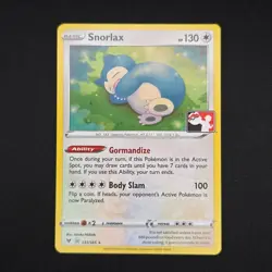 Pokemon TCG Card Snorlax 131/185 Prize Pack Series 1 Stamped Non Holo - NM - Image 1