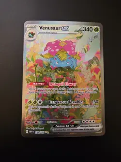 Venusaur ex 198/165 SIR - S&V 151 Pokemon Card - NM - Image 1