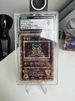 CGC MINT 9 Pokemon Trading Card Game Ancient Mew - Movie 2000 Promo - SWIRL! - Image 1