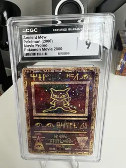 CGC MINT 9 Pokemon Trading Card Game Ancient Mew - Movie 2000 Promo - SWIRL! - Image 4