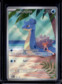 2025 Pokemon SV Destined Rivals DRI EN Misty's Lapras #194/182 - Image 1