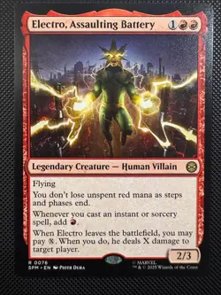 Electro, Assaulting Battery Marvel's Spider-Man Foil - Image 1