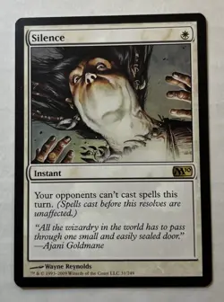 Silence - NM/M - M10 Magic 2010 Core Set MTG Magic The Gathering Card English - Image 1