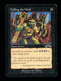 * * 1x Culling the Weak x1 * * Exodus MTG LP Lightly Played - Image 1
