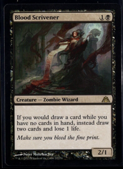 Blood Scrivener 22/156 Rare Dragon's Maze Magic The Gathering Near Mint - Image 1