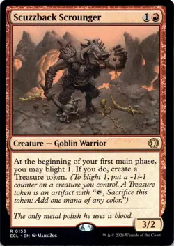 Scuzzback Scrounger Lorwyn Eclipsed Magic MTG NM - Image 1