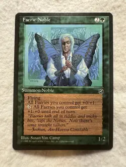 MTG - Faerie Noble - Homelands - NM - Never Played - Free Shipping! - Image 1