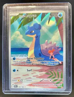 2025 Pokemon SV Destined Rivals DRI EN Misty's Lapras #194/182 - Image 1