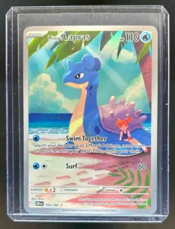 2025 Pokemon SV Destined Rivals DRI EN Misty's Lapras #194/182 - Image 1