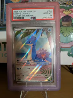 Misty's Lapras 2025 Pokemon SV Destined Rivals - DRI EN #194 PSA 10 - Image 3