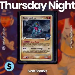 2007 POKEMON DIAMOND & PEARL BLACK STAR PROMOS #DP41 TOXICROAK G HOLO - Image 1