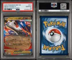 2025 POKEMON MEP EN-ME BLACK STAR PROMO MEGA LATIAS EX BOX MEGA LATIAS EX PSA 10 - Image 3