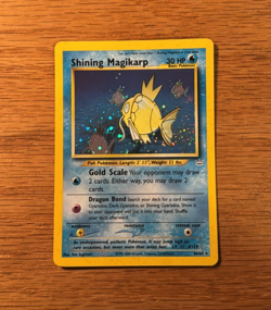 Shining Magikarp 66/64 Neo Revelation Holo Pokemon - Image 1