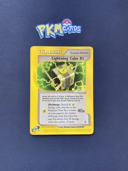 Pokemon TCG Lightning Cube 01 Aquapolis 127/147 Regular LP. - Image 1