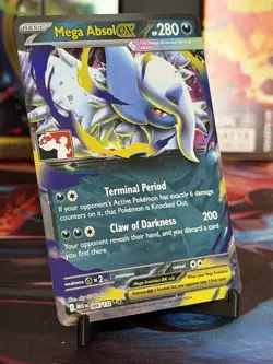 Mega Absol ex 086/132 Pokemon Play! Prize Pack Series 8 Play Stamp NM - Image 1