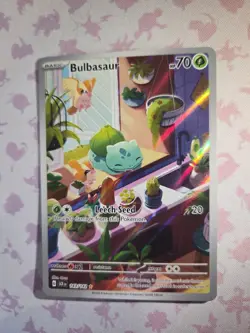Pokemon TCG: Bulbasaur 143/142 - SV: Stellar Crown - Illustration Rare - Image 1