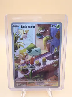 Bulbasaur 143/142 Pokemon Stellar Crown Holo Illustration Rare TCG - Image 5