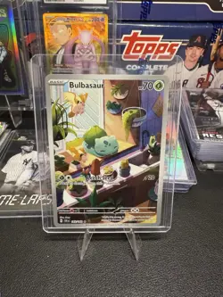 Pokemon TCG Stellar Crown Holo Bulbasaur IR 143/142 Sv07 Illustration Rare - Image 1
